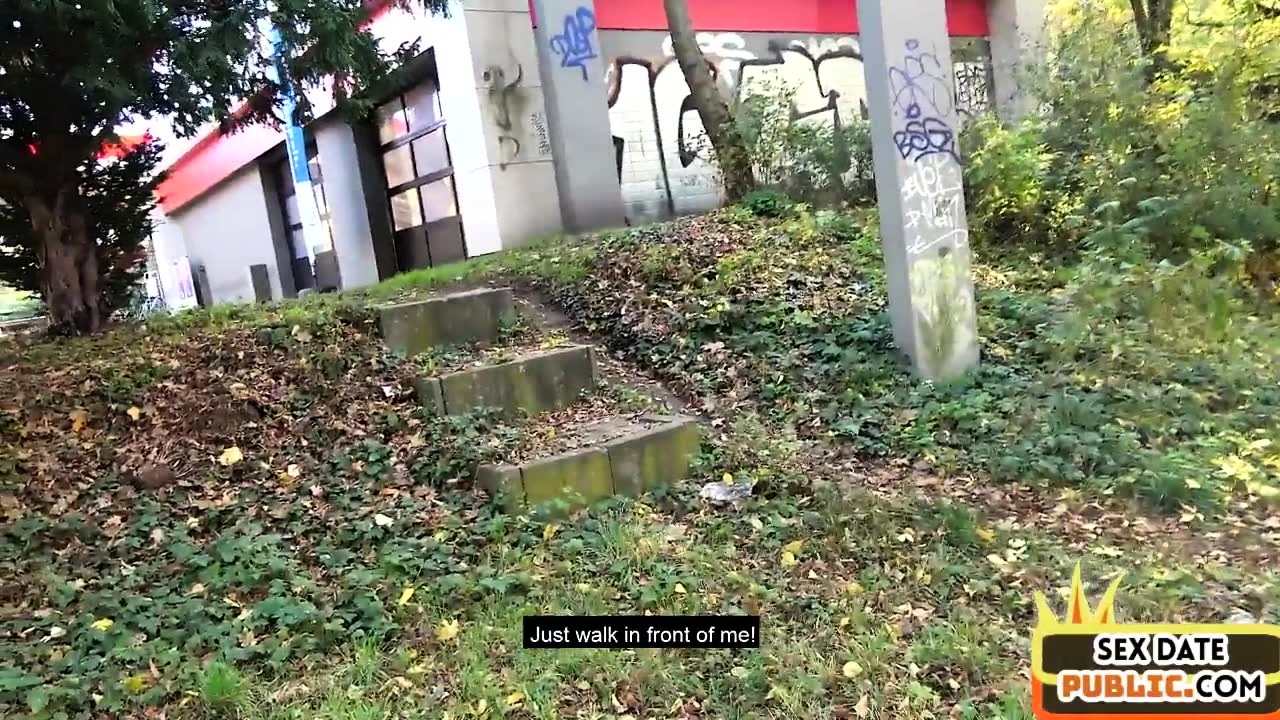 Real German MILF public fucked outdoor