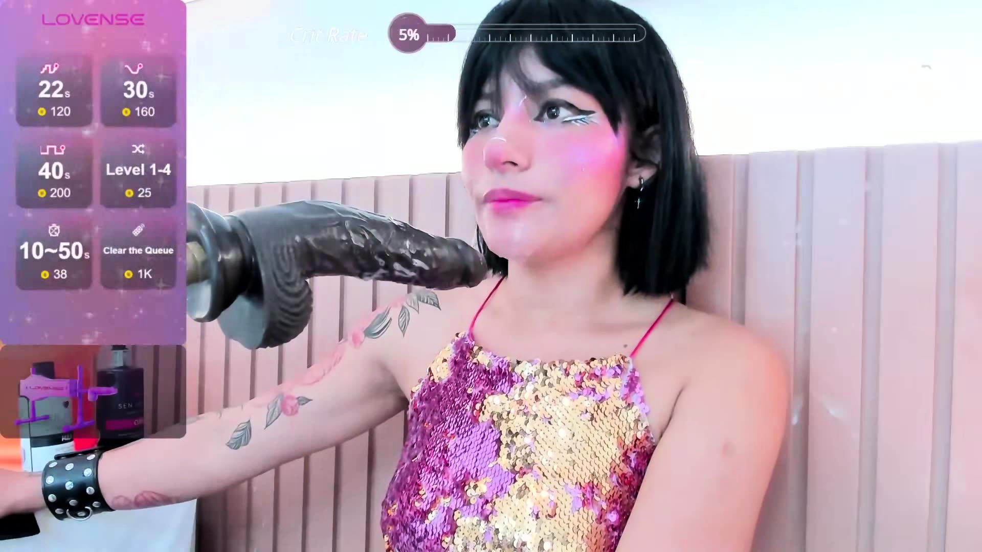 Small titted babe toys her pussy on webcam