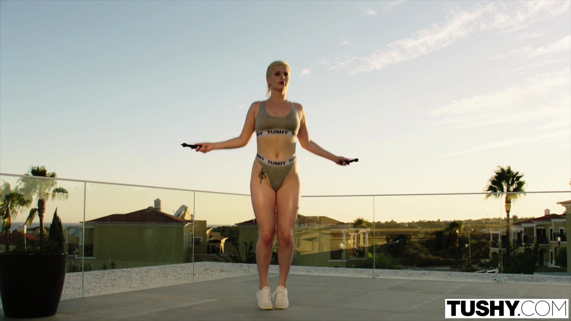 TUSHY Boxing Beauty Eliz Has Intense Anal With Trainer