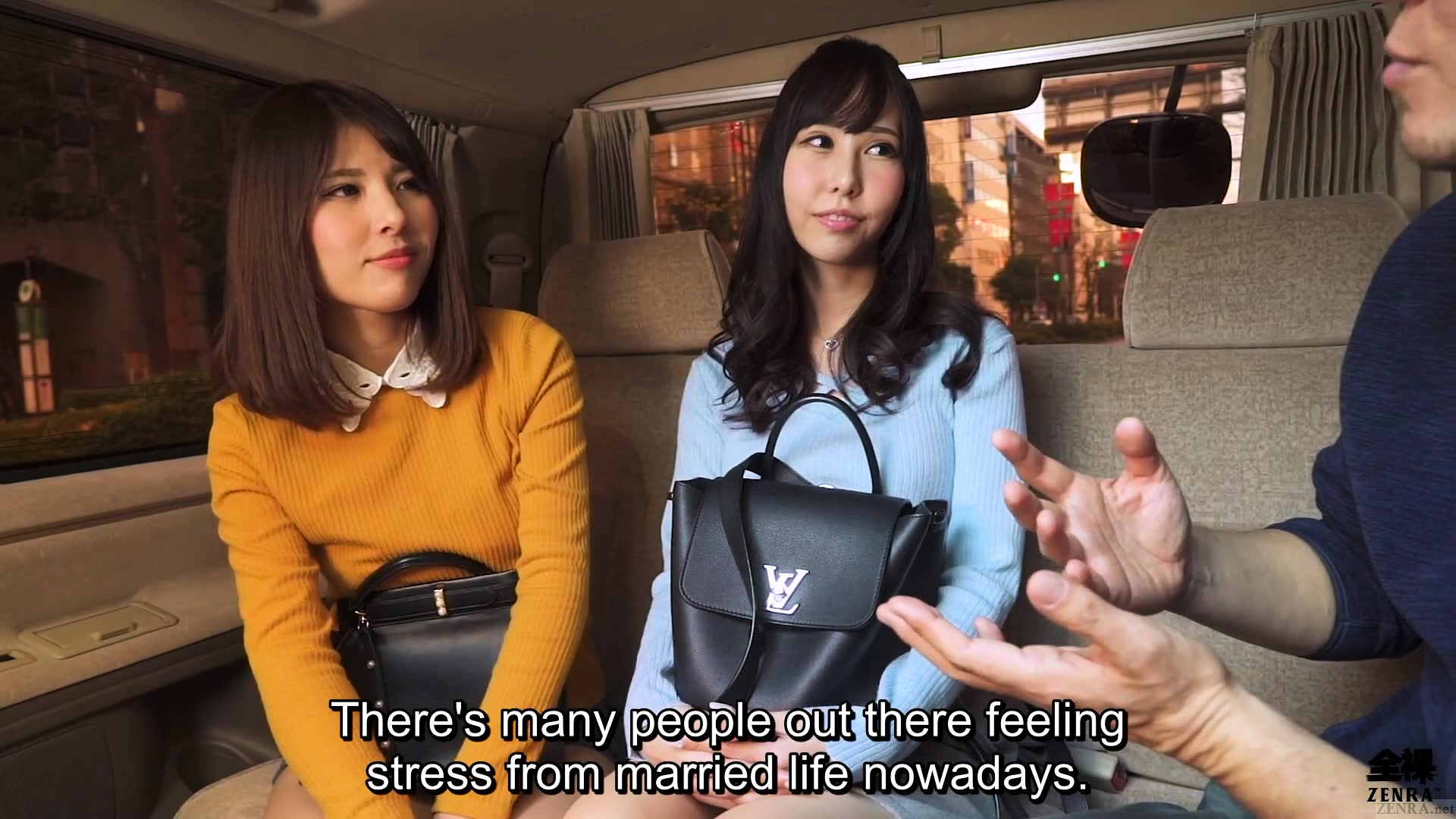 Japanese wives with big hair and big libidos have threesome