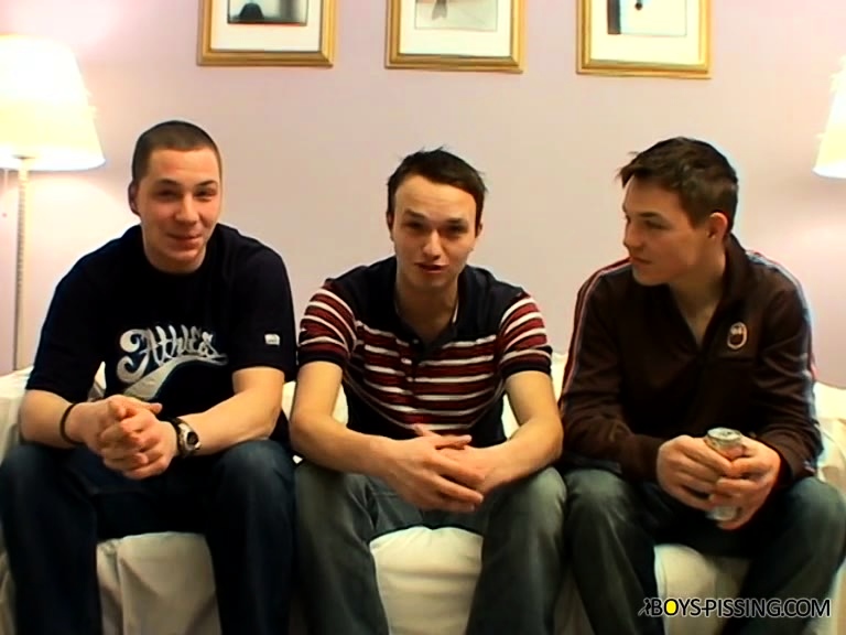 Jeremiah Johnson And His Buddies Piss Wank And Cum Together