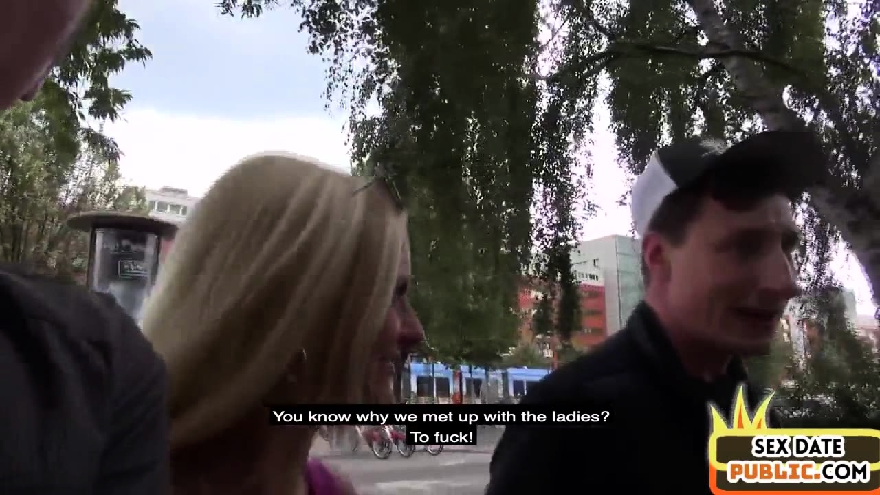 3way public fucked German lady swallows