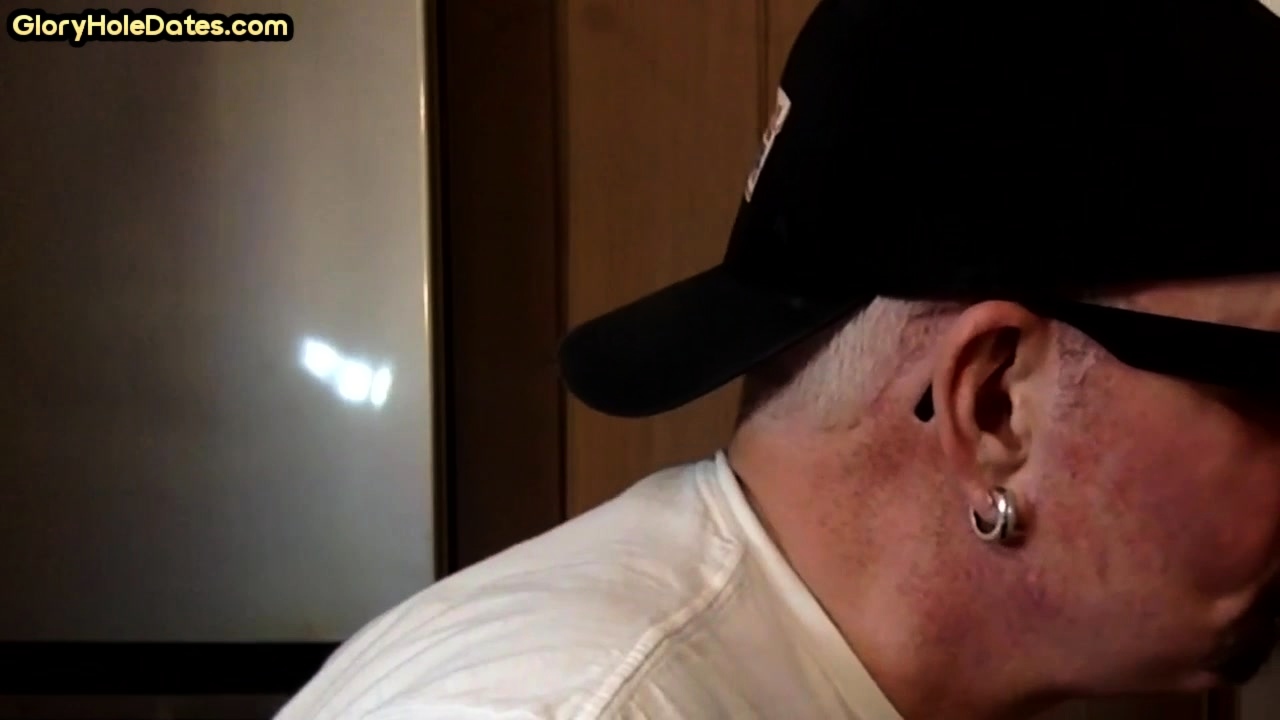 POV mature gloryhole gay closeup sucks