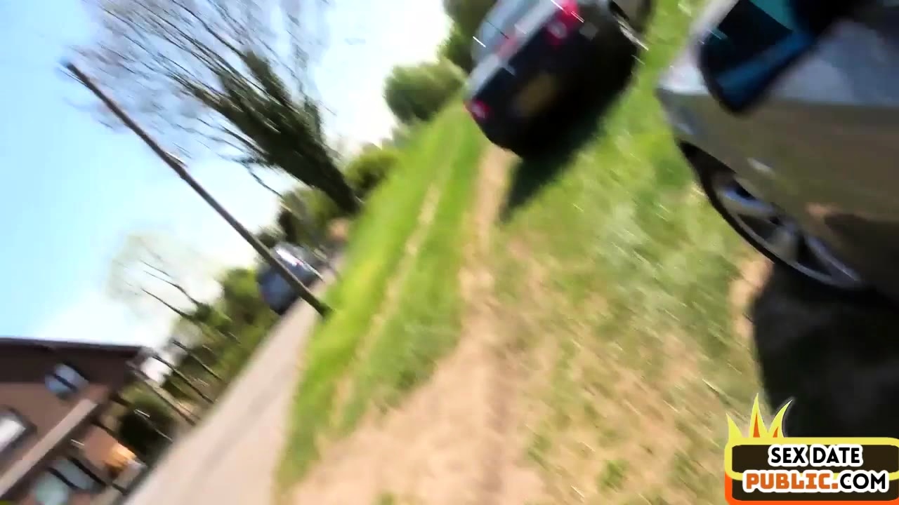 Chubby German POV public fucked outdoor