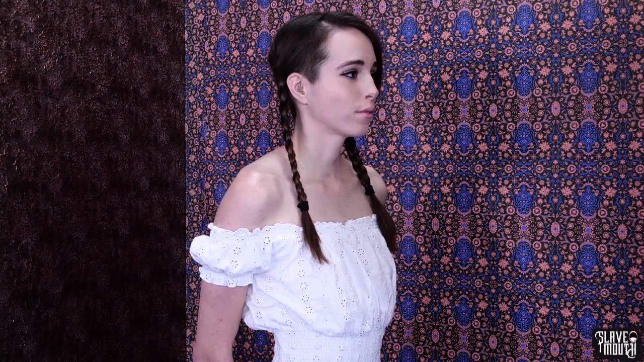 Bondage and ball licking