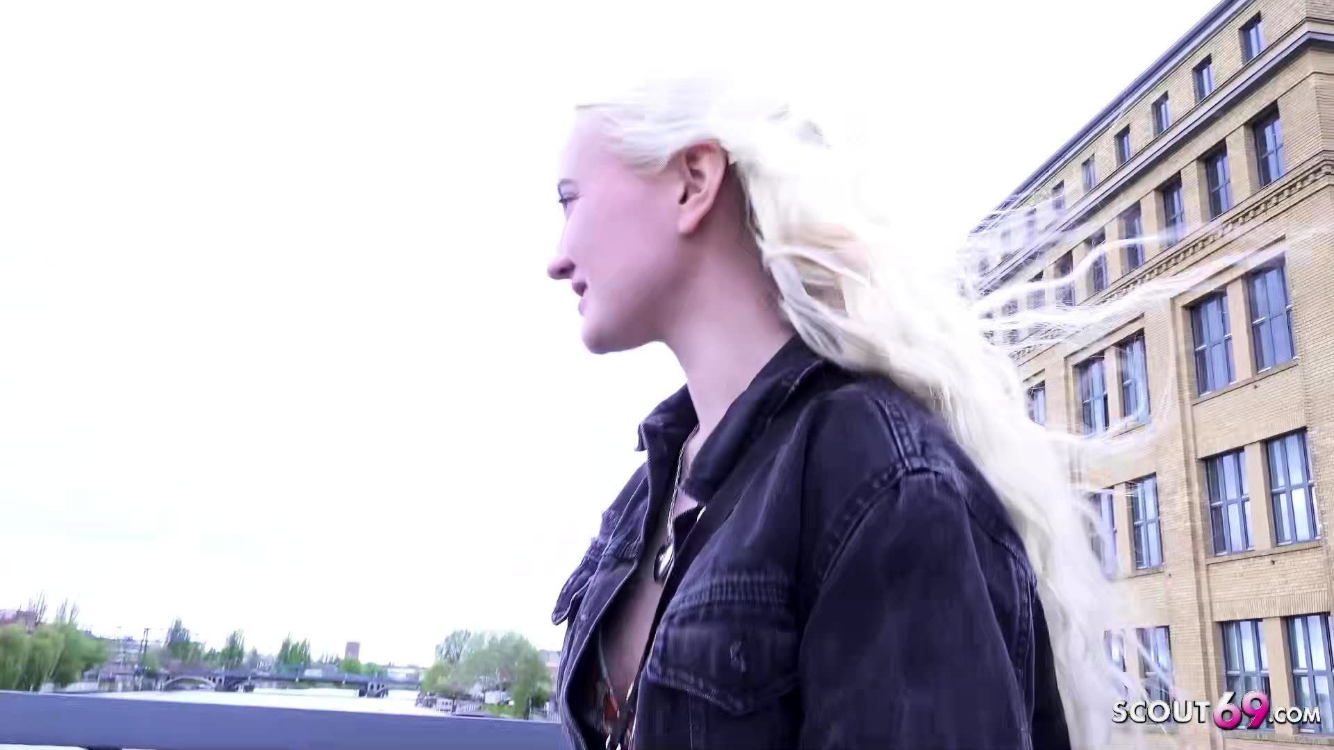 GERMAN SCOUT - Skinny blonde Teen Pickup for Casting Fuck