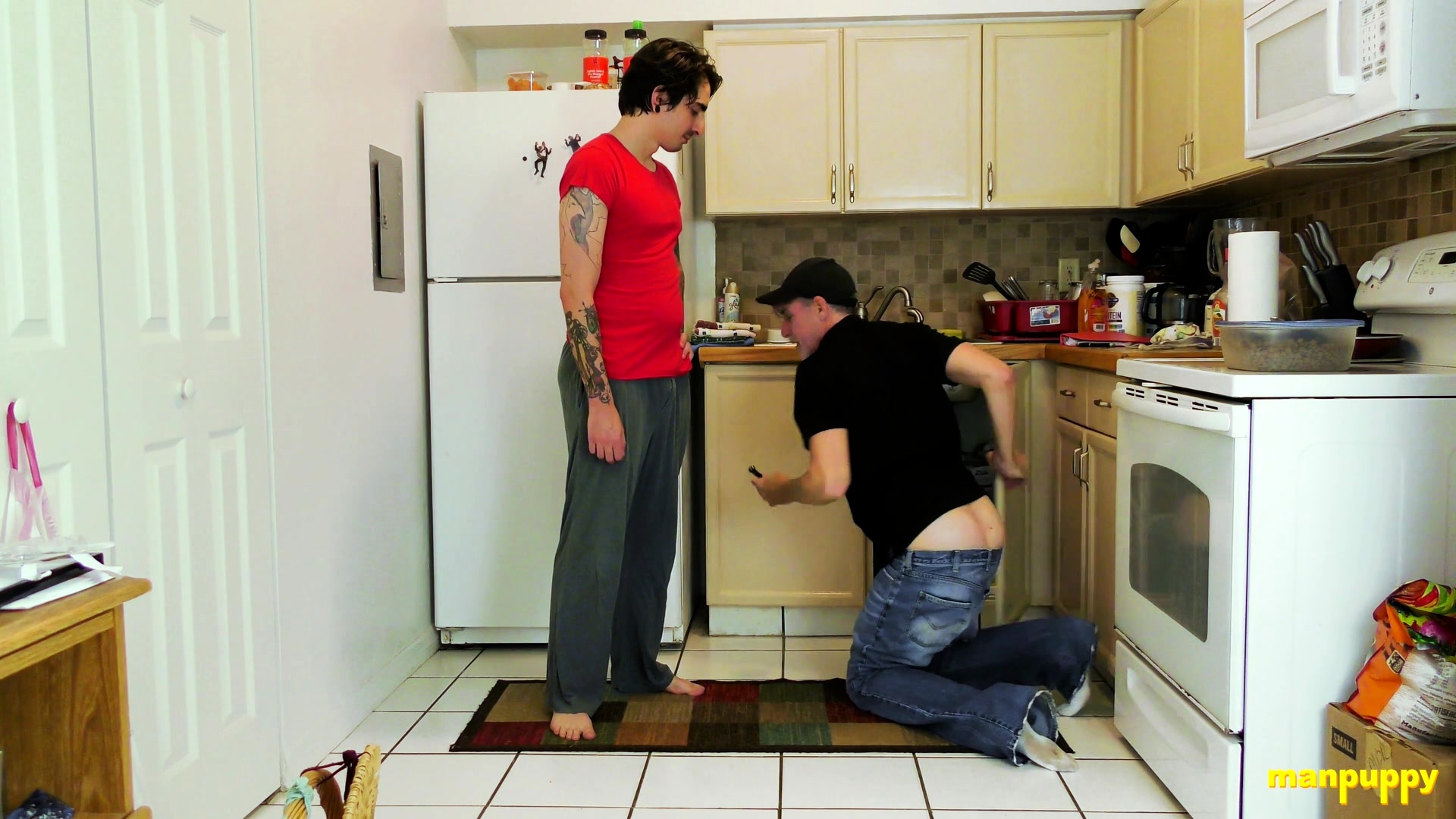 Johnny Mercy Feed Richard Lennox His Bare Ass As Punishment