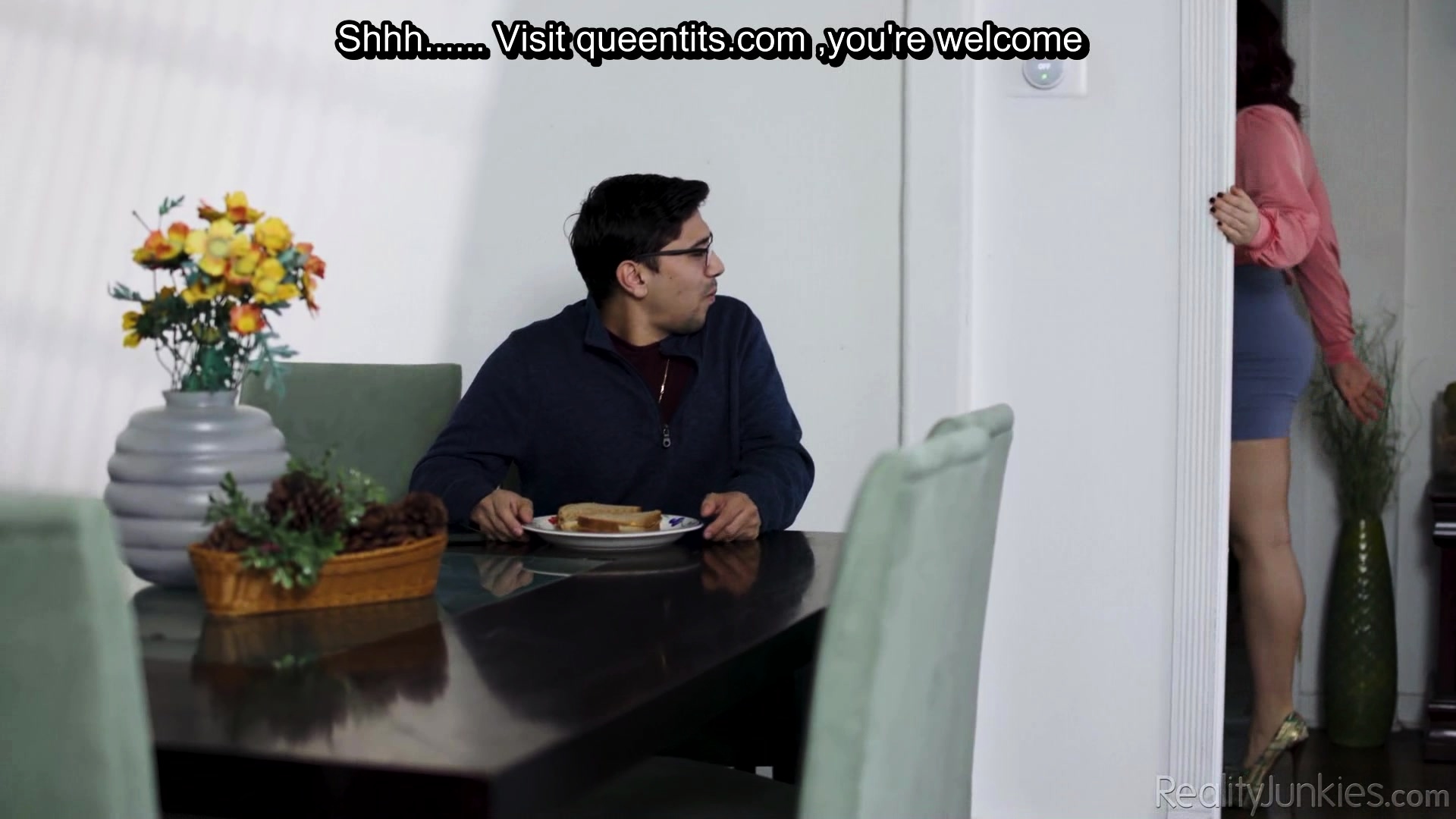 Huge tits stepmom seduces her son