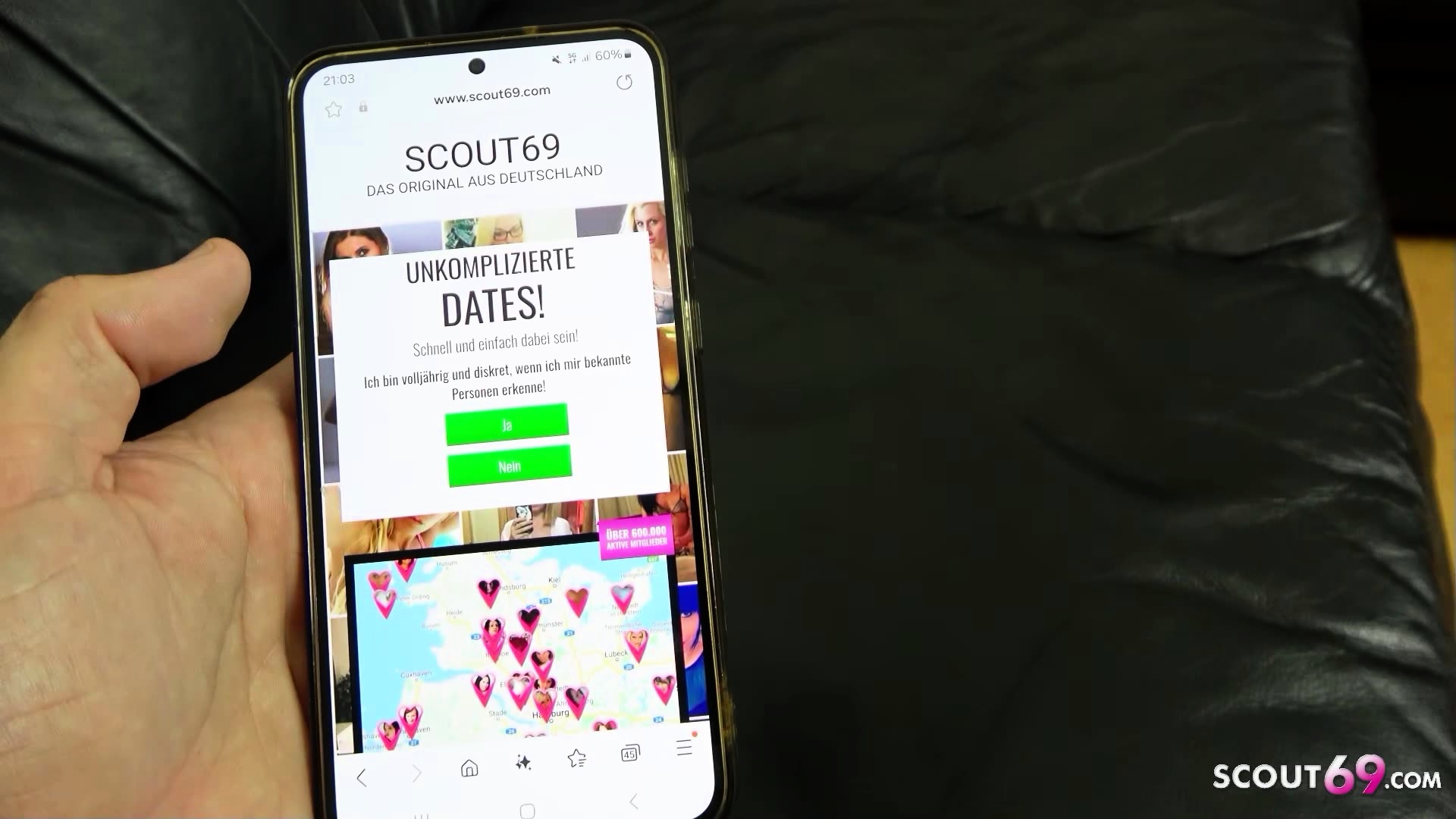GERMAN SCOUT - Teen with Big Clit talk to Casting Fuck