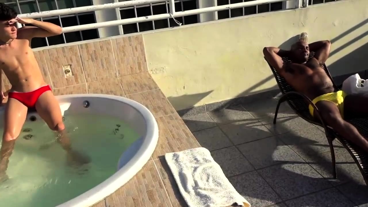 Hung BBC Jock Fucked Latino Bottom