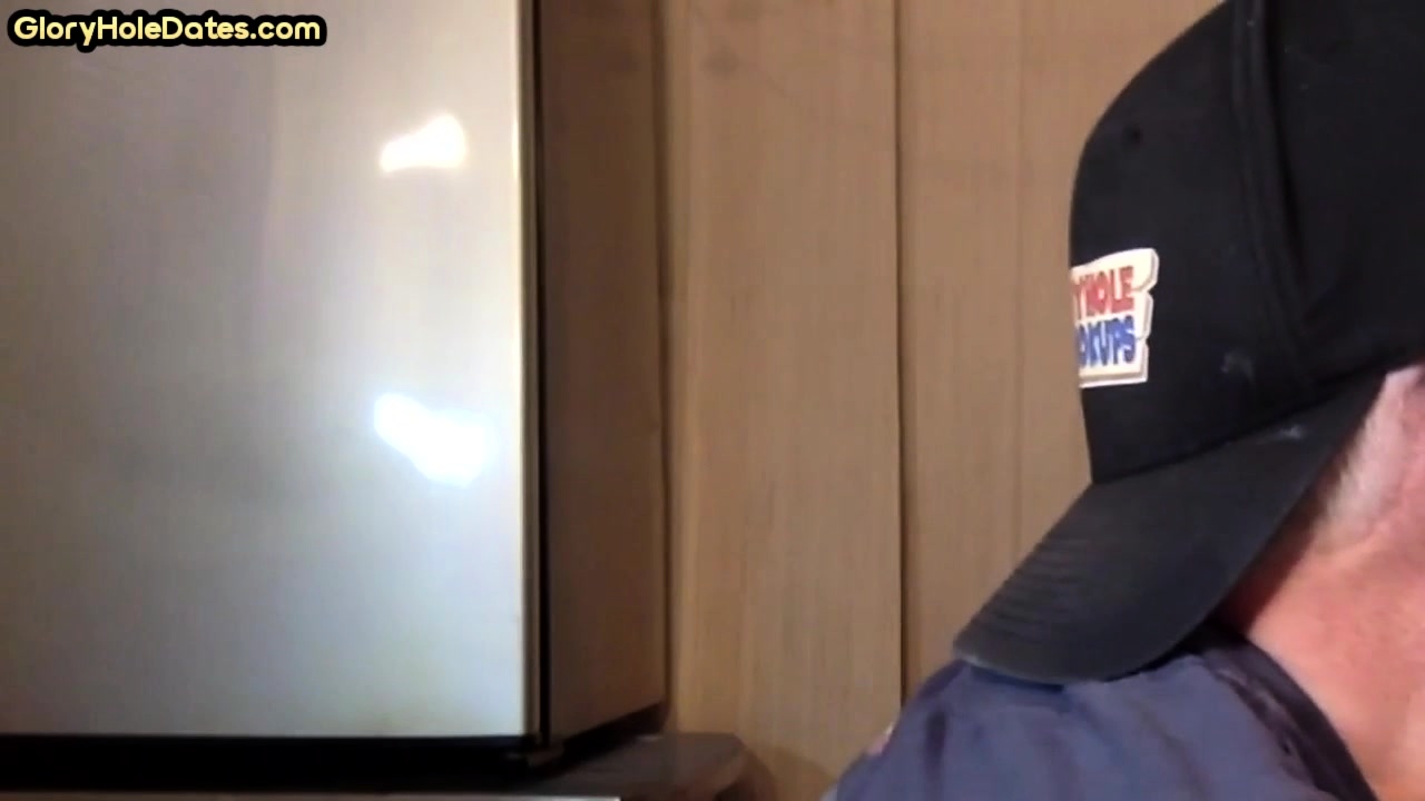 Gloryhole BJ gaydaddy sucks hard dick