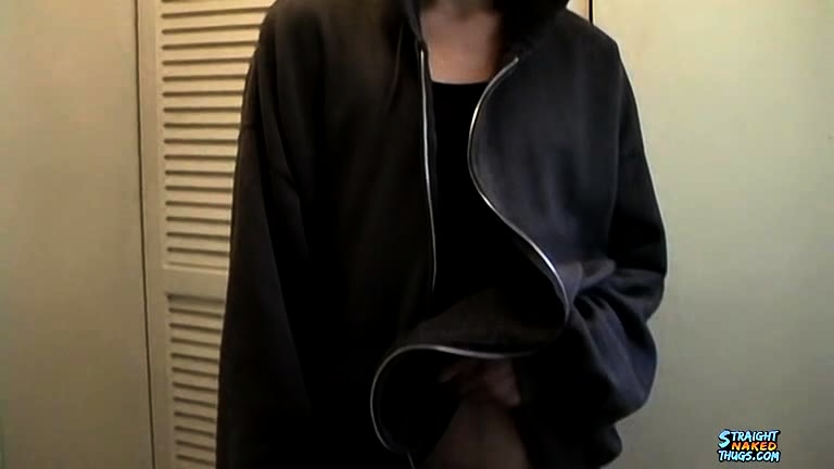 Twink Wiley spurts cum after pumping his big hard dick