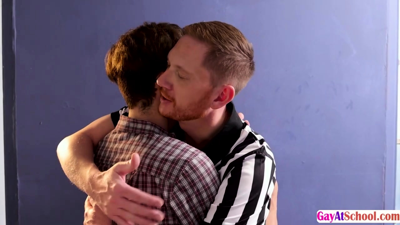 Teen Donovin Rece barebacked by coach Brody Kayman