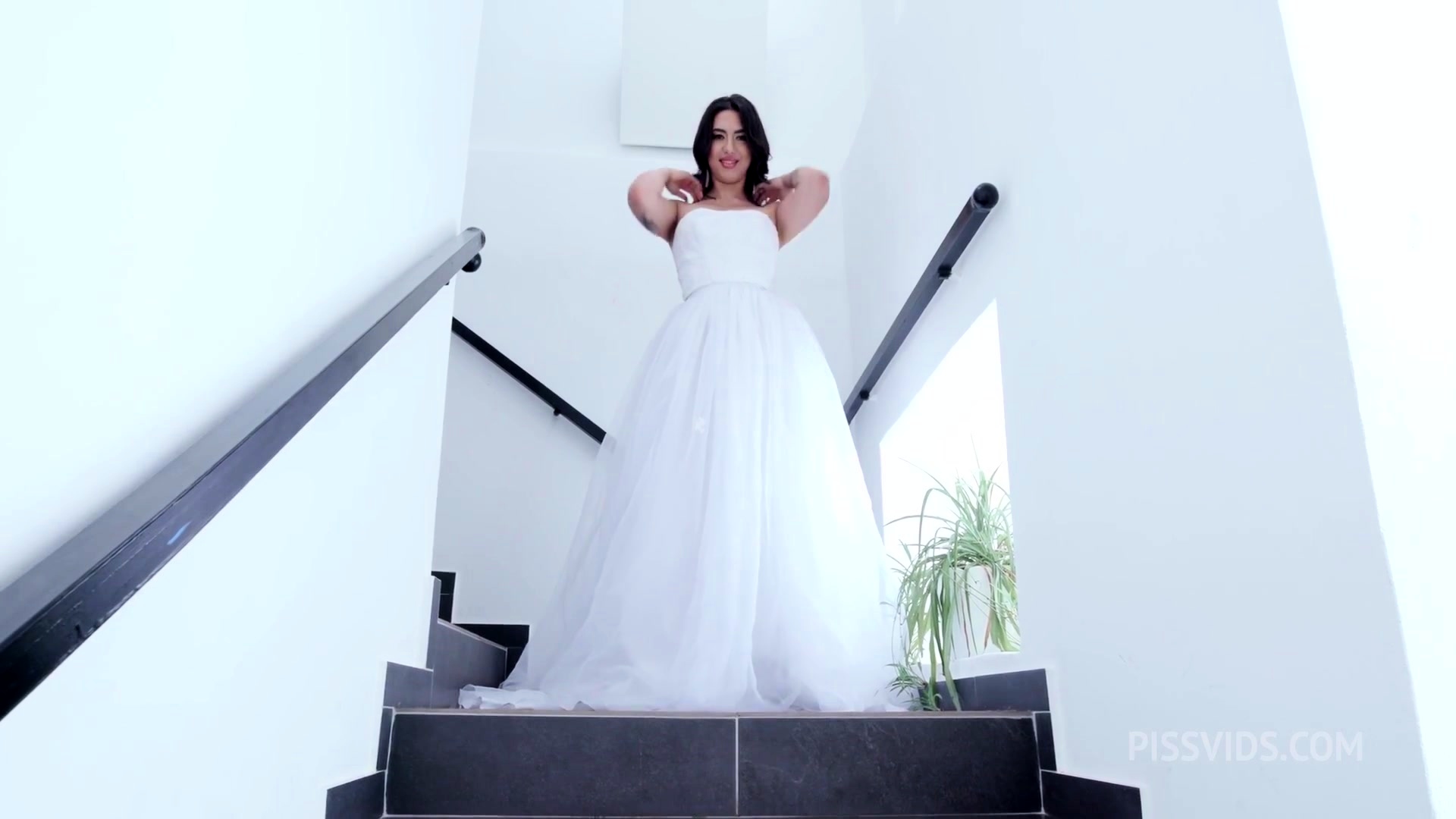 Brunette with big boobs begs for anal in sex euro video