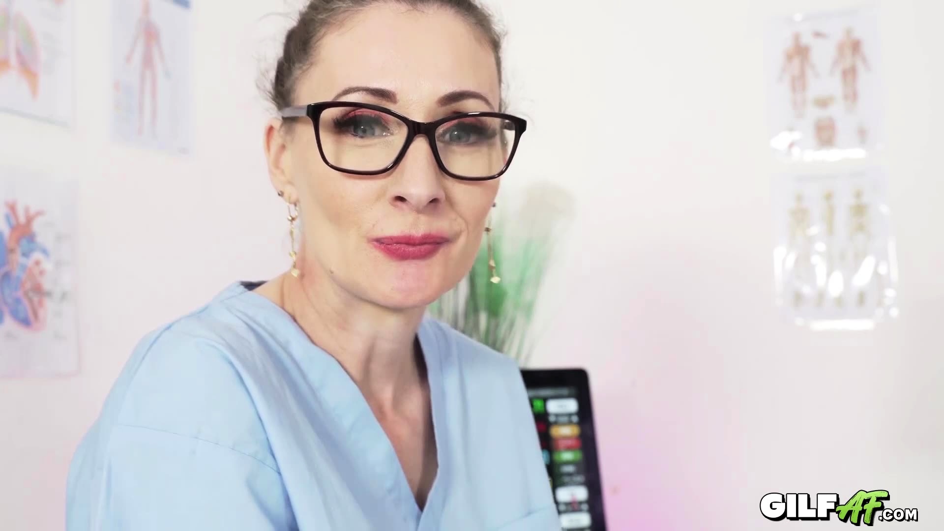 56 YO Granny Nurse Fucks patient