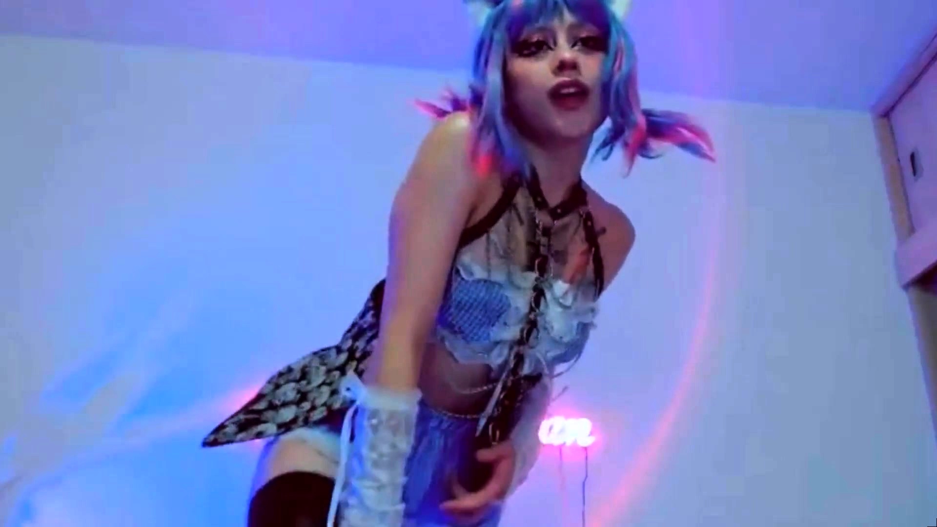 Amazing at ahegao magnificent Hispanic cosplayer Nami