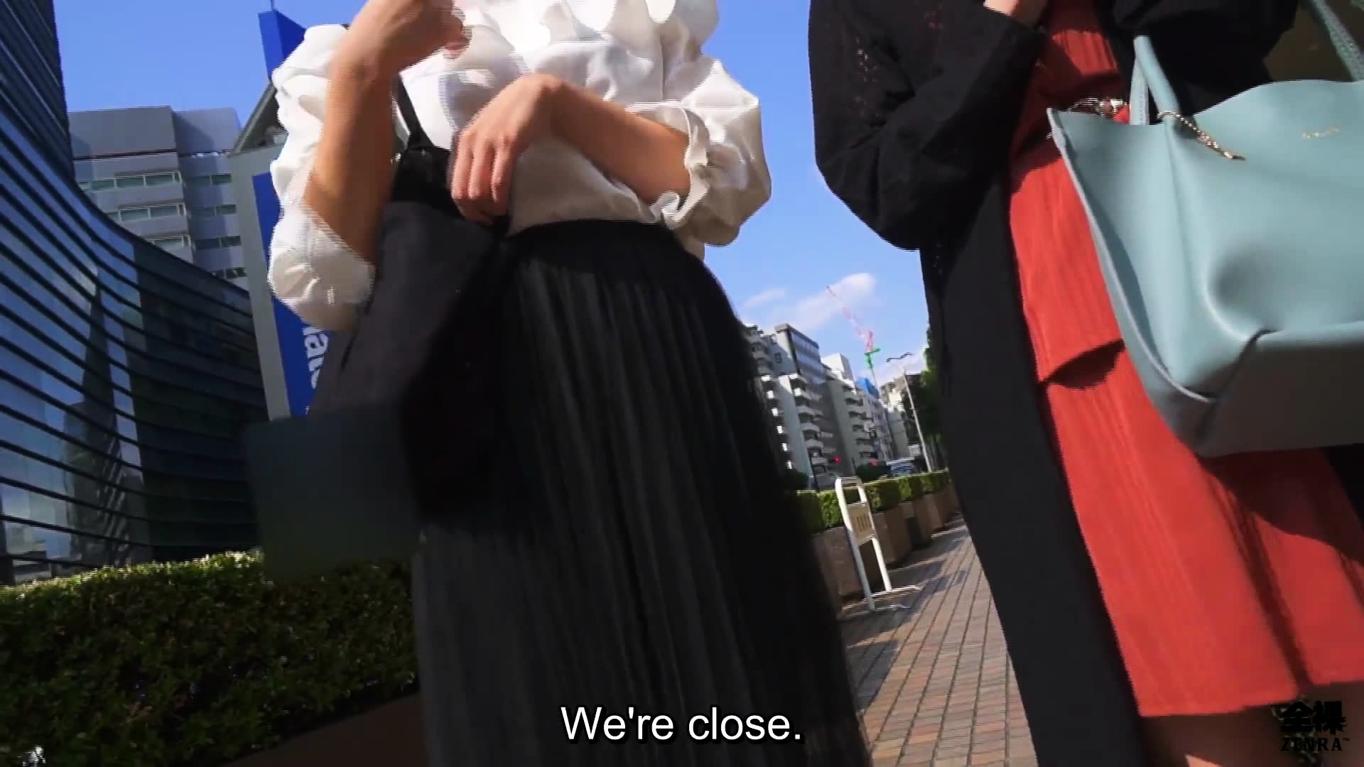 Japanese age gap FFM pickup MILF and friend body check sex