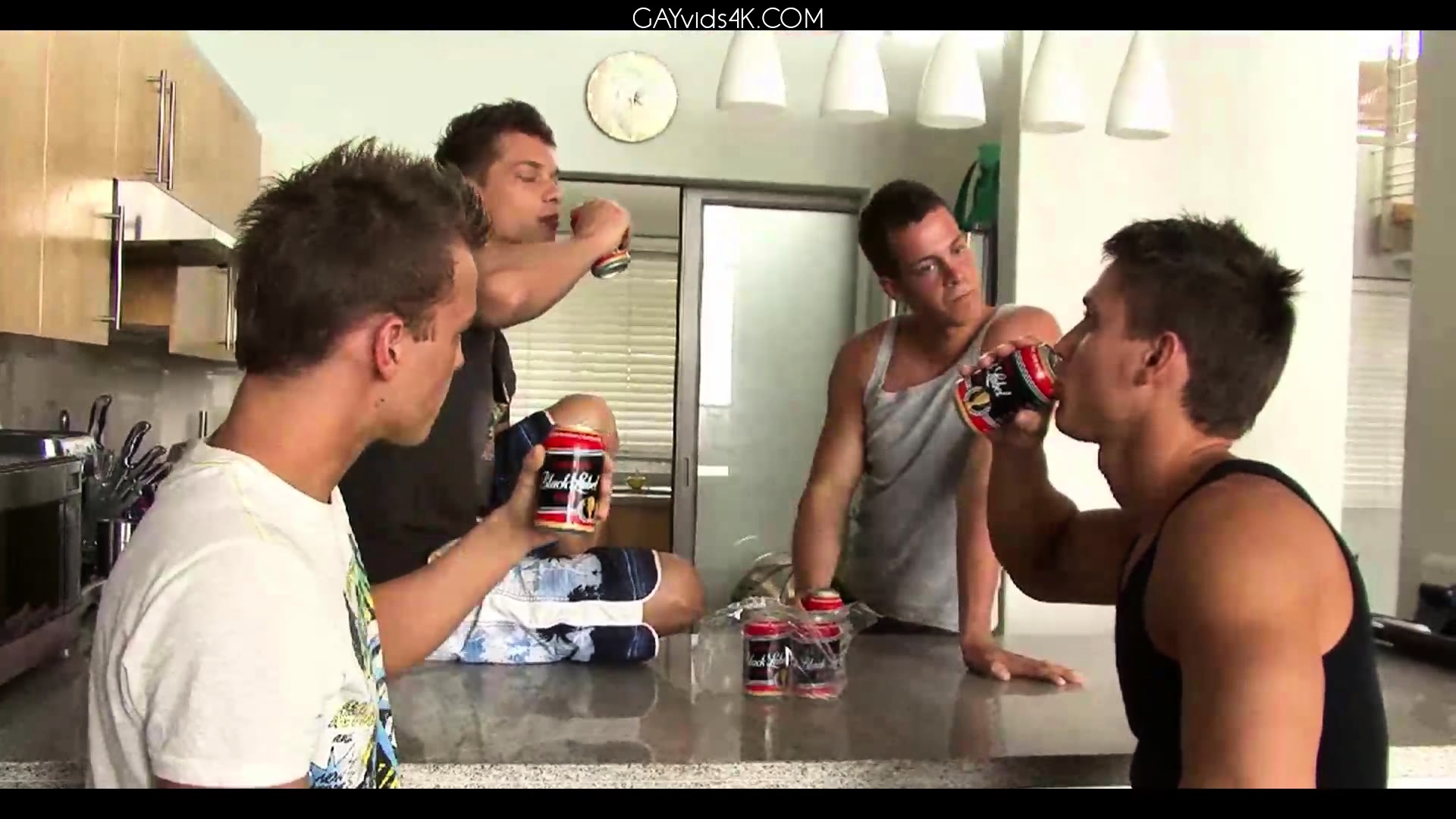 Florian Nemec, Julien Hussey, Vadim Farrell And Erik Bouna P