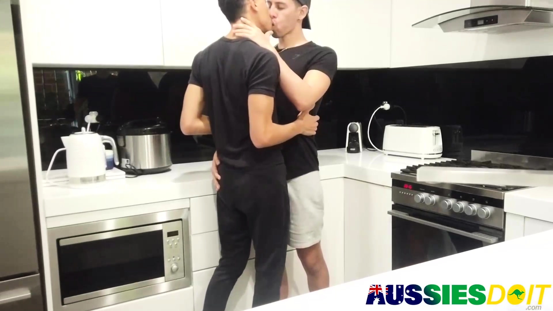 Horny Larken Swallows Kaleb Hard Dick Before Wild Fucking