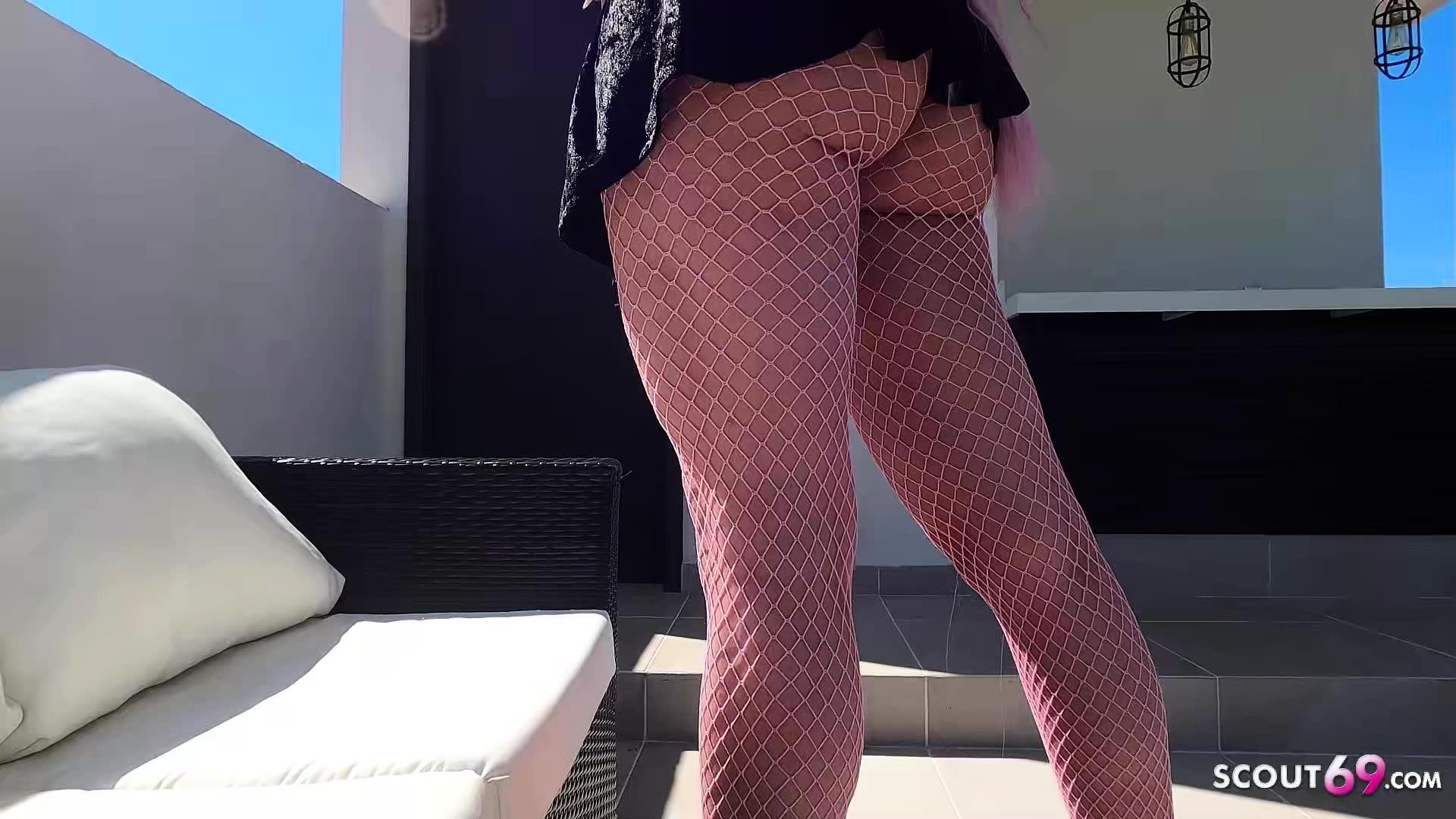 Pink Hair Latina Teen Penny Unicorn seduce to Old Young Sex