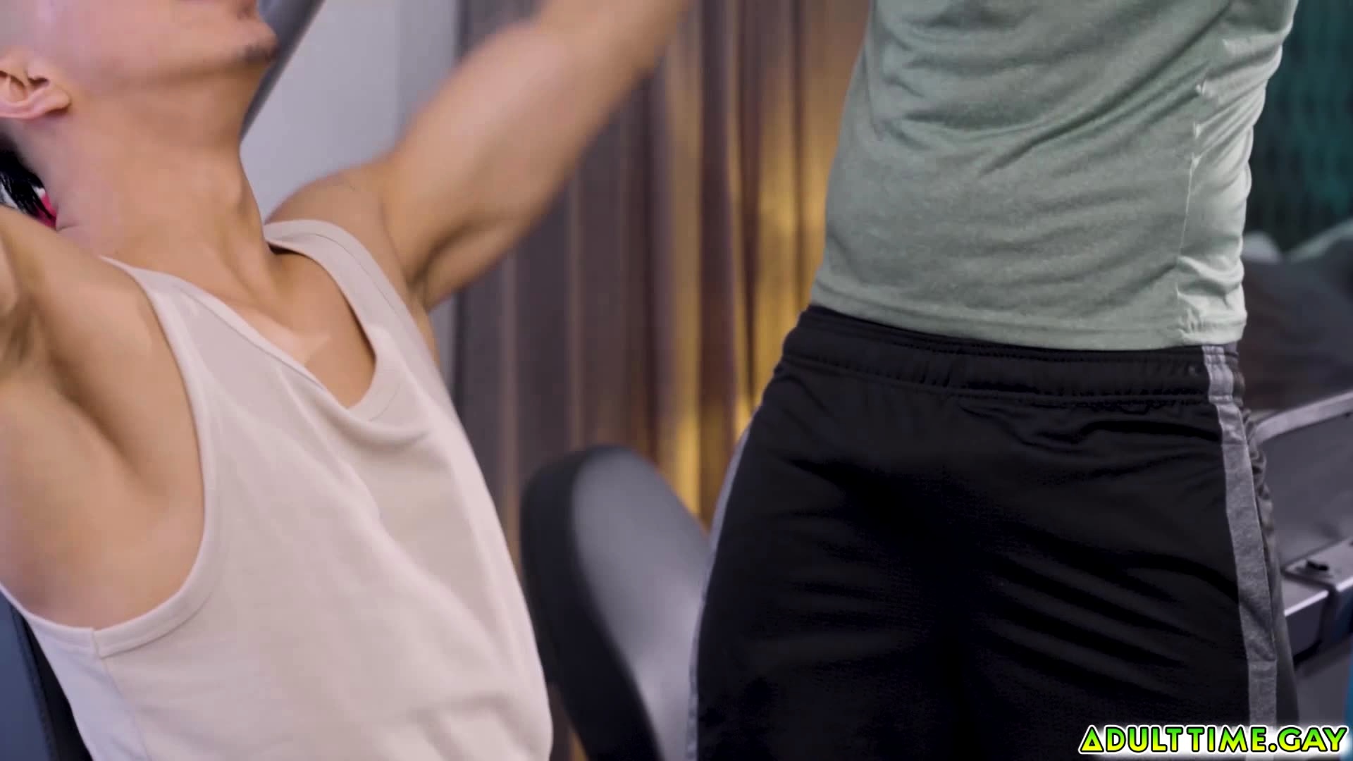 Arno Antino and Angel Santana jerk off together