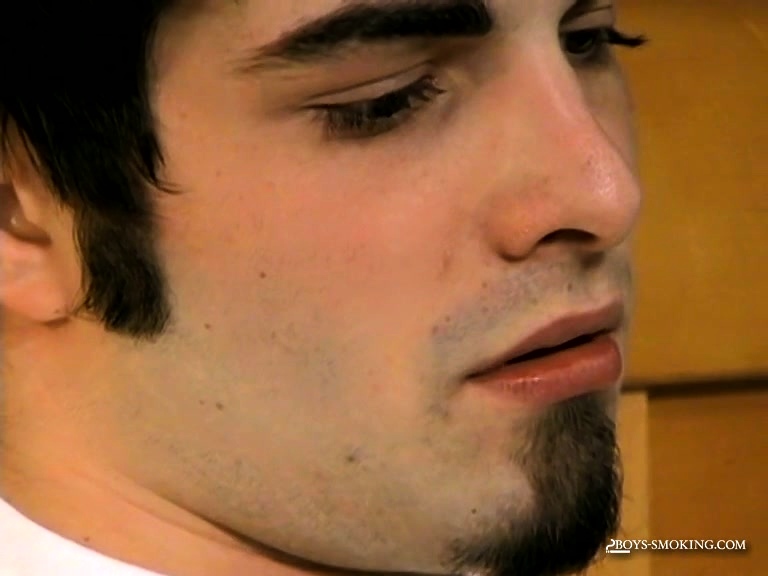 Ashley Rubs His Hard Dick Under His Undies While Smoking