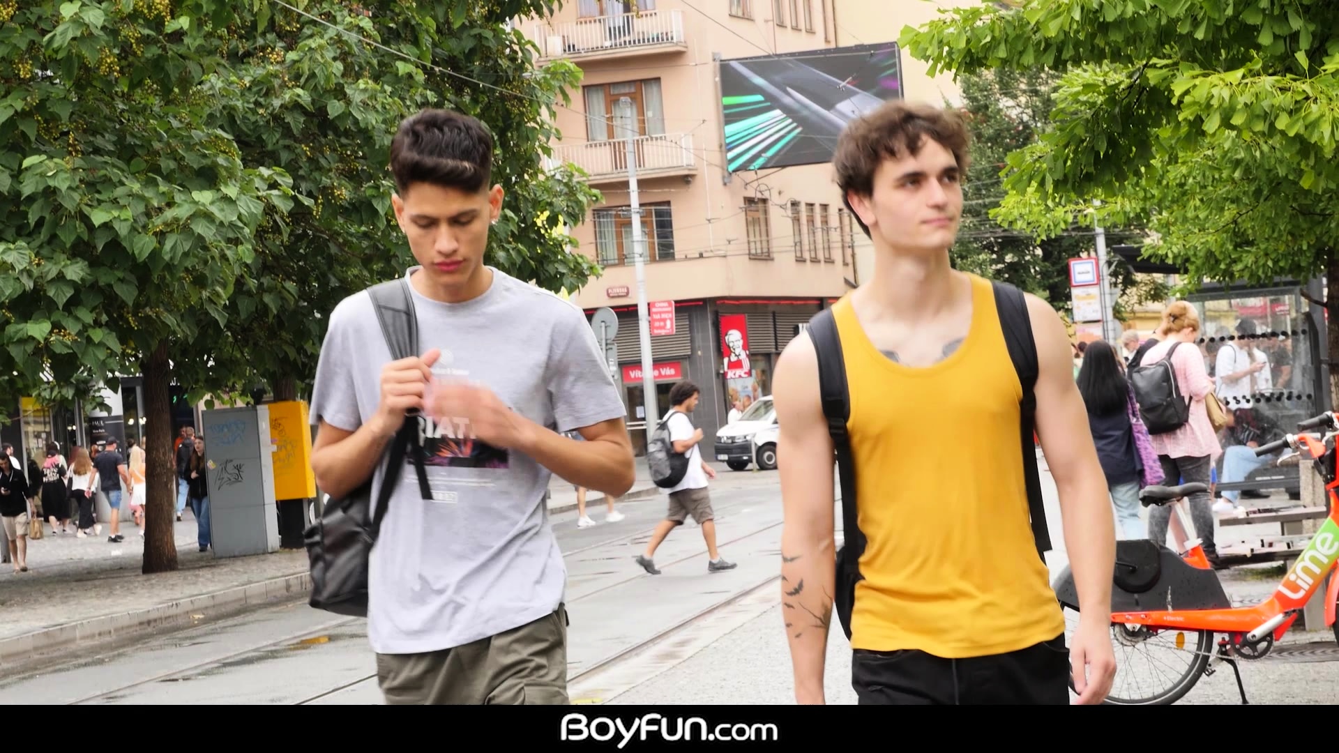 Horny Twink Bed Mates Bareback Fuck