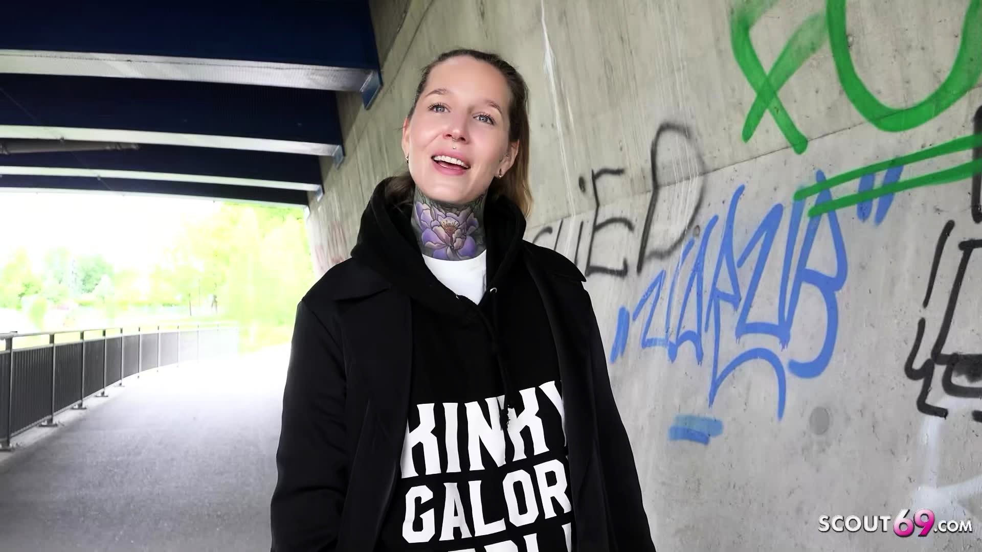 GERMAN SCOUT - Crazy German Tattoo Model Lisa Rocketcock