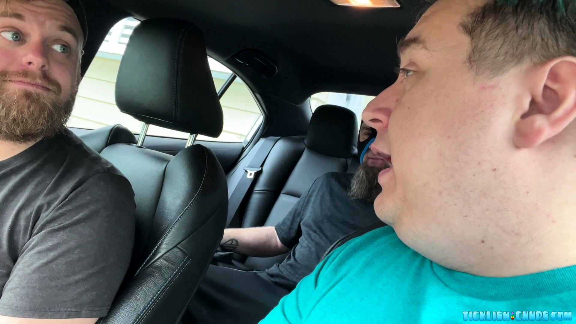 Petting And Adoring Jays Feet As Payment For His Ride