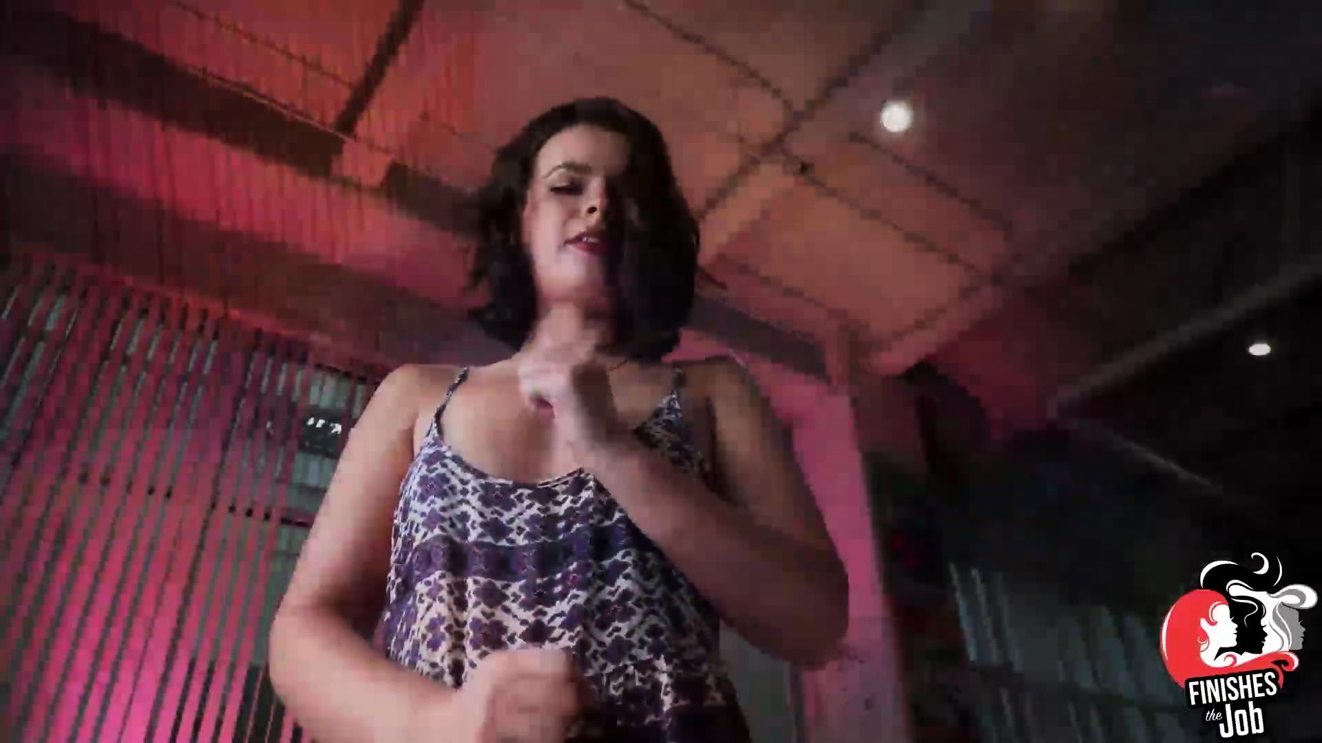 Stunning Babe Strokes Double Cock In This POV Compilation