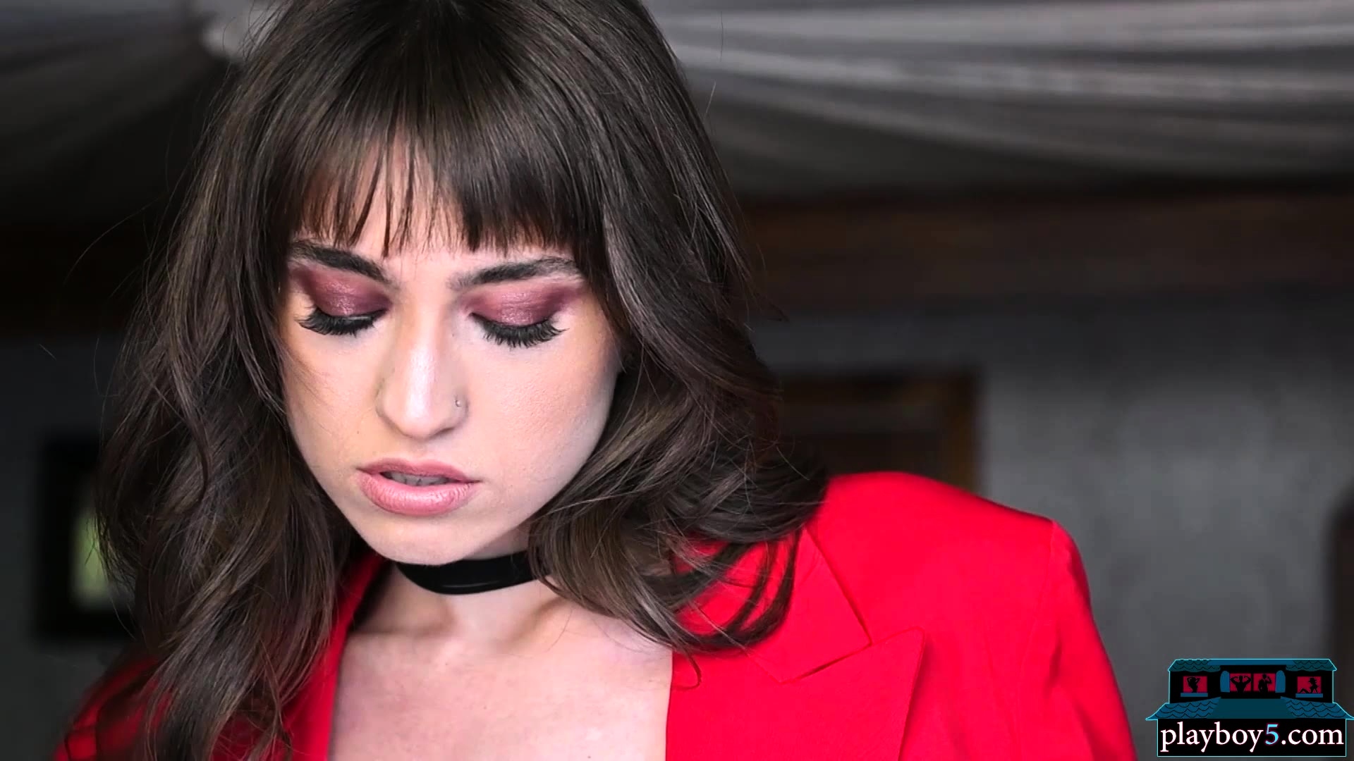 Petite brunette Playboy model Ivy Rose