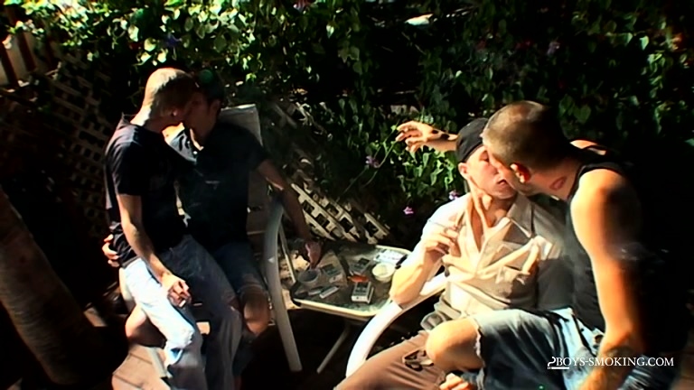 Ryan And Kayden Join Another Gay Duo In An Outdoor Sex Fun