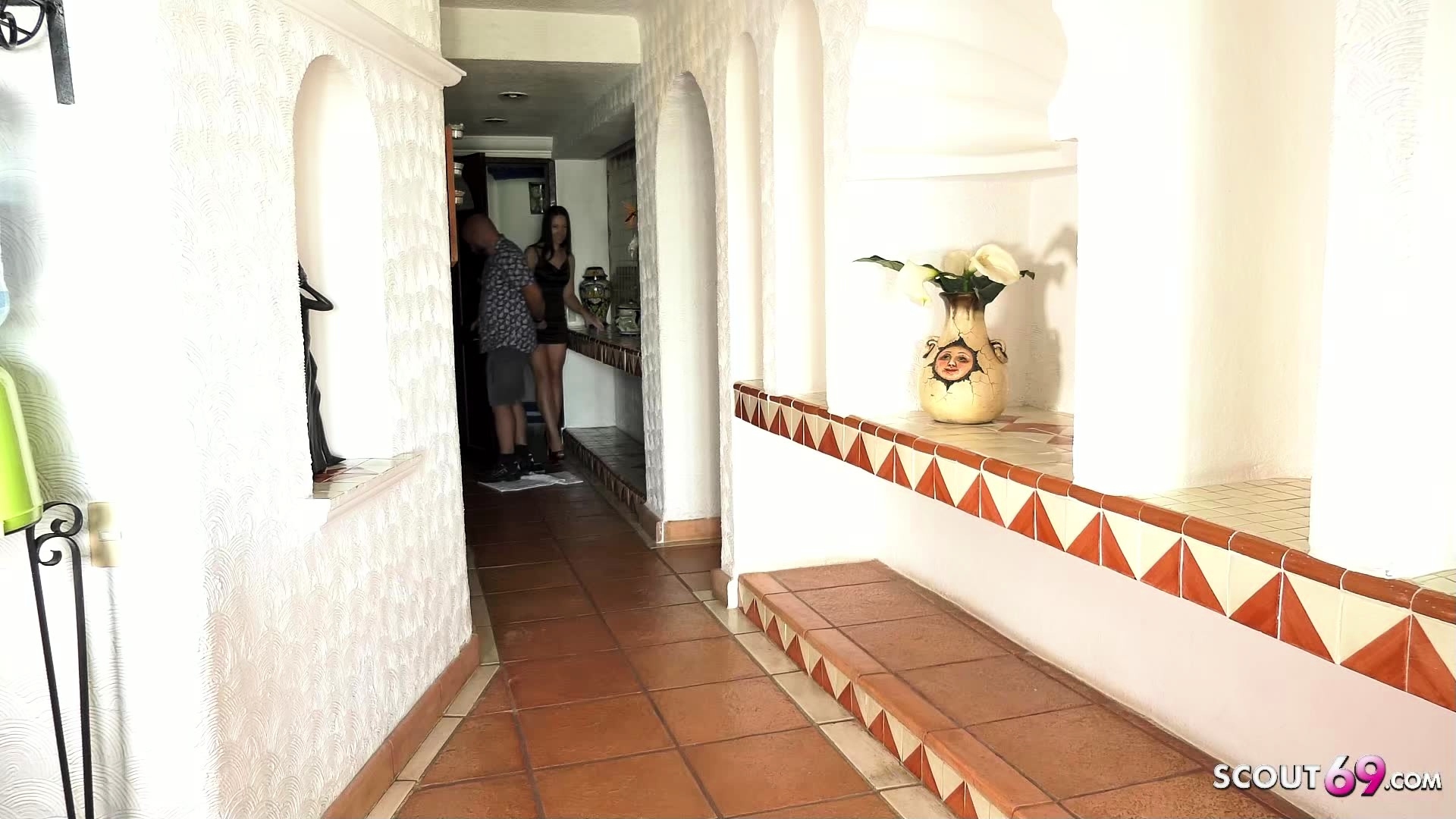 German Couple with Young Wife and old husband filmed Sex