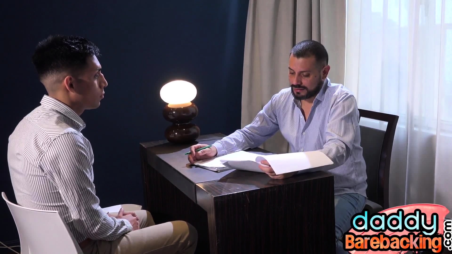 Real Latin twink bareback fucked by DILF