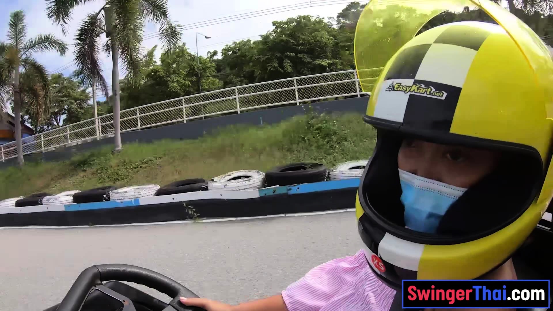 Go karting and fucking with a Thai teen