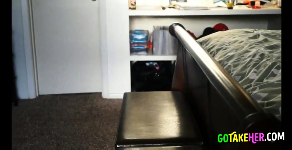 Black Amateur Plays with Cucumber