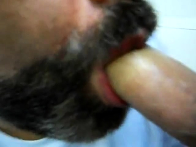 Amateur Bear Daddy Sucking Cock