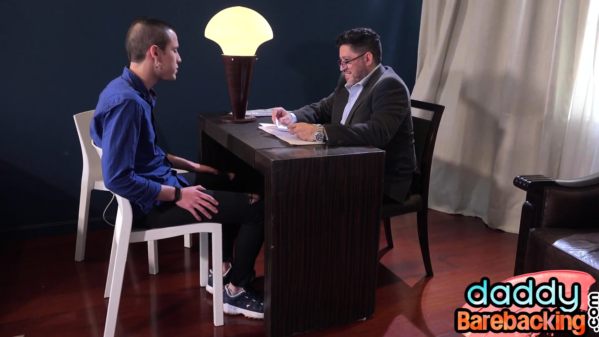 Fat amateur DILF barebacked by Latin