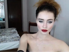 Young Amateur Girl Stripping and Masturbating Cam