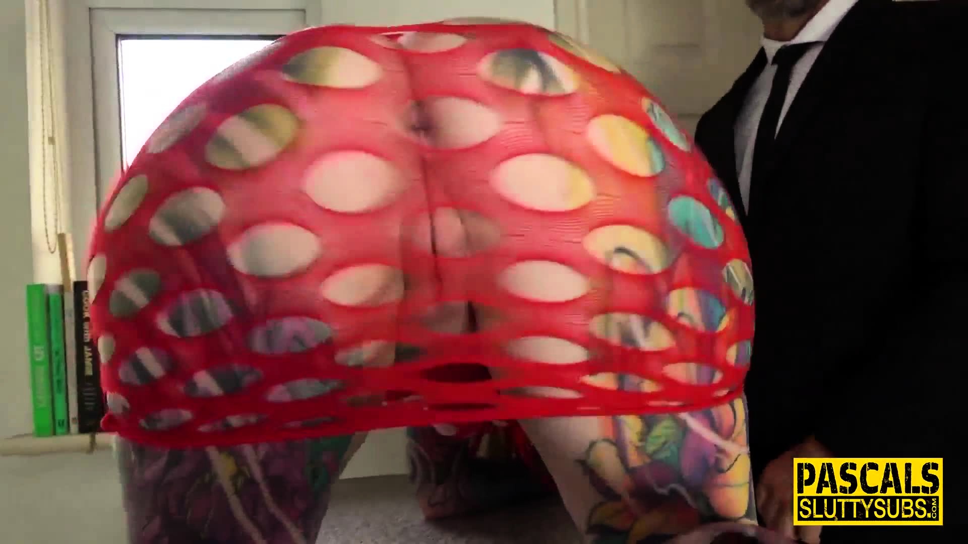 Tattooed whore ass railed