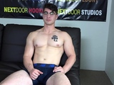 Amateur casting athletic jock wanks cock