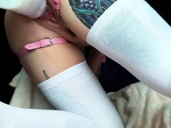 Girls Out West Amateur double toy masturbation