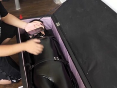 Straight amateur dude handles anal toys well
