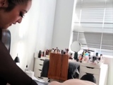 Amateur preggo hoe toys her pussy close up in fetish solo