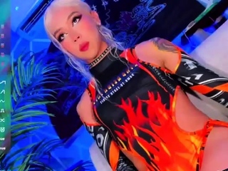 Small tit brunette in lingerie Alyssia