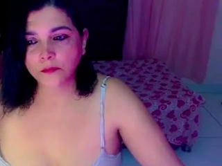 Amateur busty brunette masturbates and does hand job