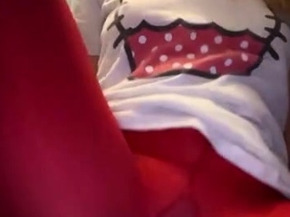 Curly Blonde Teen Records Solo Dildo Masturbation More at