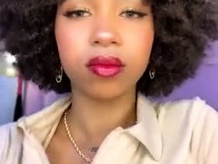 Amateur striptease and Solo masturbation