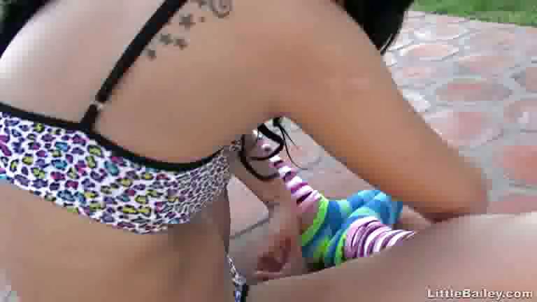 Teen Cutie Fingering On Her Tight Twat