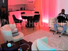 Amateur latin caught by hidden cam